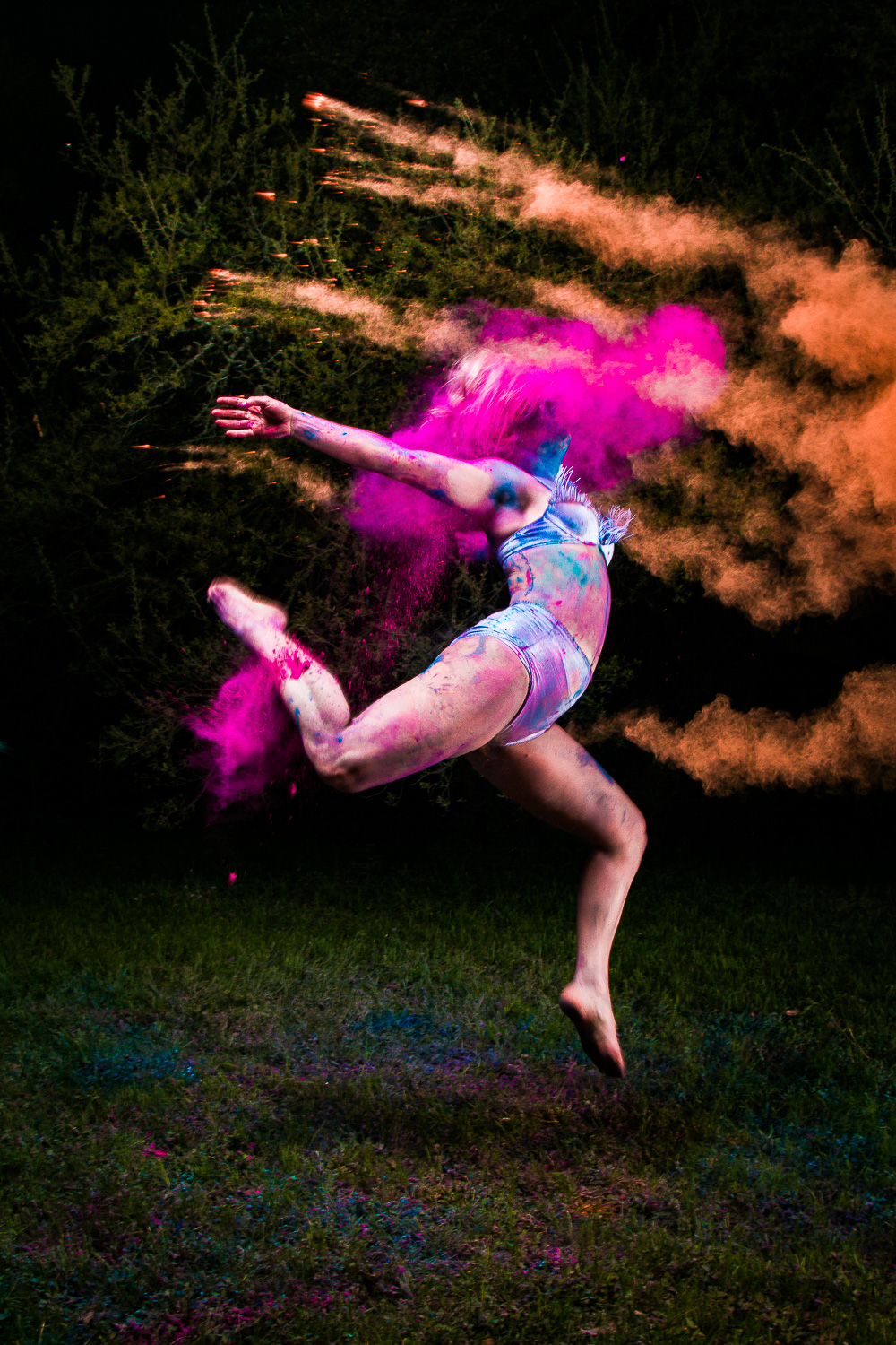 sized/color burst portrait